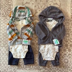 Lot of two Carter boy outfits